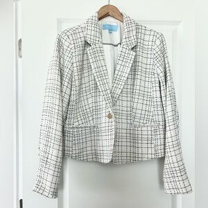 Draper James White Blazer Jacket - Size L